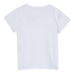 Liu Jo T-Shirt Girocollo Tinta Unita con Brillantini per Neonata KA5040N BIANCO LIU JO 