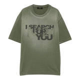 N°21 T-Shirt Tinta Unita Girocollo con Stampa per Bambino N2103J VERDE N°21 
