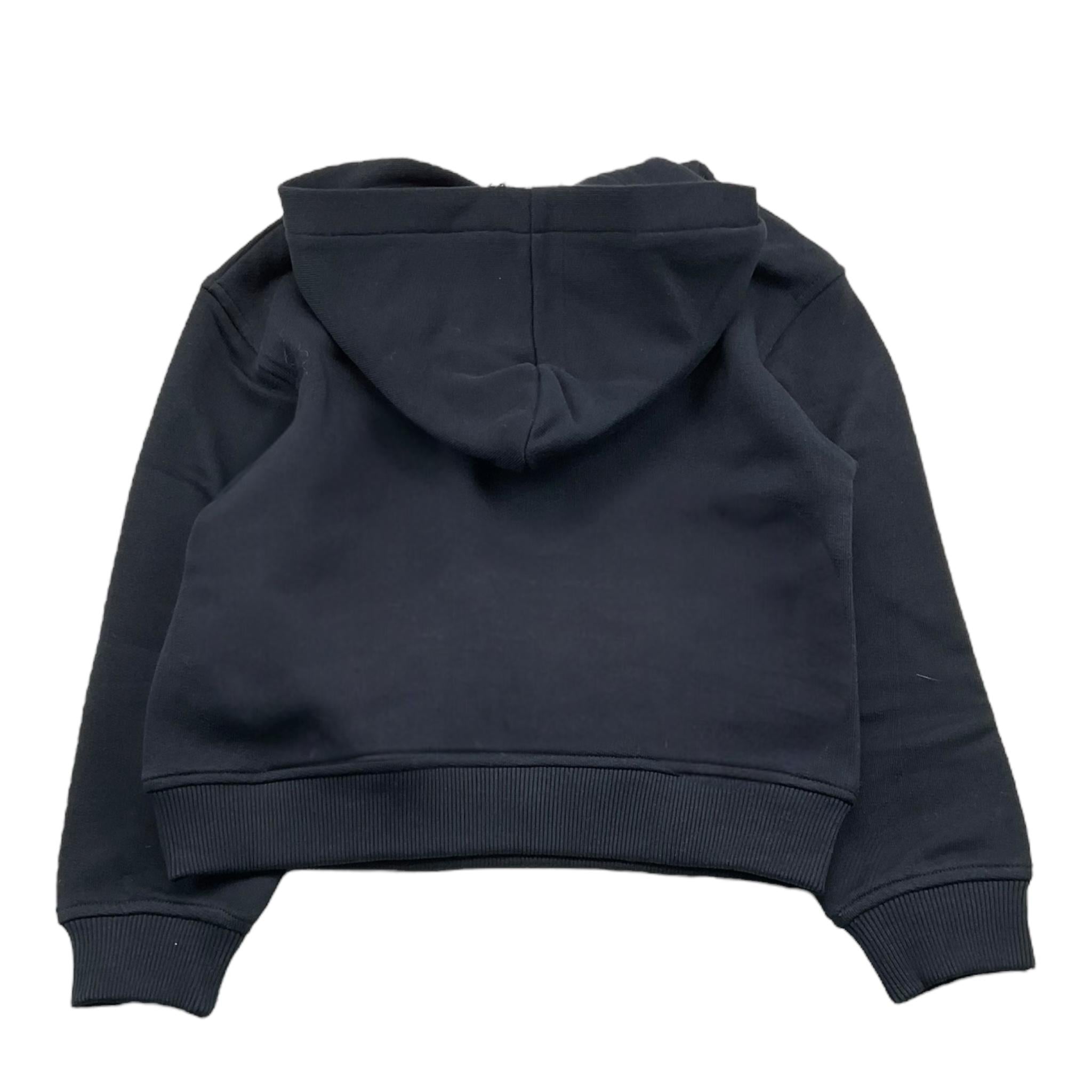 MOSCHINO felpa tinta unita con cappuccio Nero per Bambino HNF07K NERO MOSCHINO 