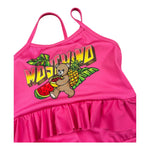 Moschino Costume Intero Tinta Unita con Stampa per Neonata MDL00U FUXIA MOSCHINO 