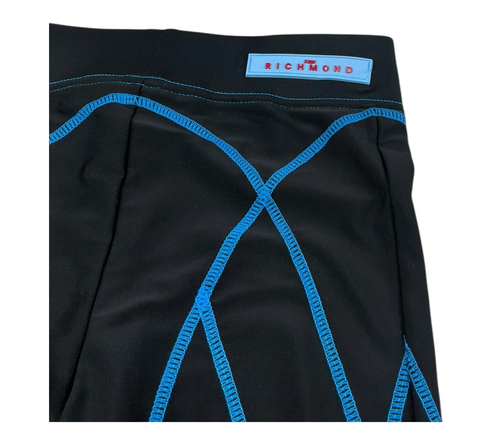 John Richmond Leggins Tinta Unita con Stampe per Bambina RGP26071LE NERO JOHN RICHMOND 