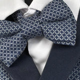 App4Kids Completo 4 Pezzi Gilet-Camicia-Papillion-Bermuda per Neonato 30129 BLU APP4KIDS 