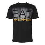 EMPORIO ARMANI t-shirt girocollo tinta unita con stampa Nero per Bambino 3DBT59 NERO EMPORIO ARMANI 