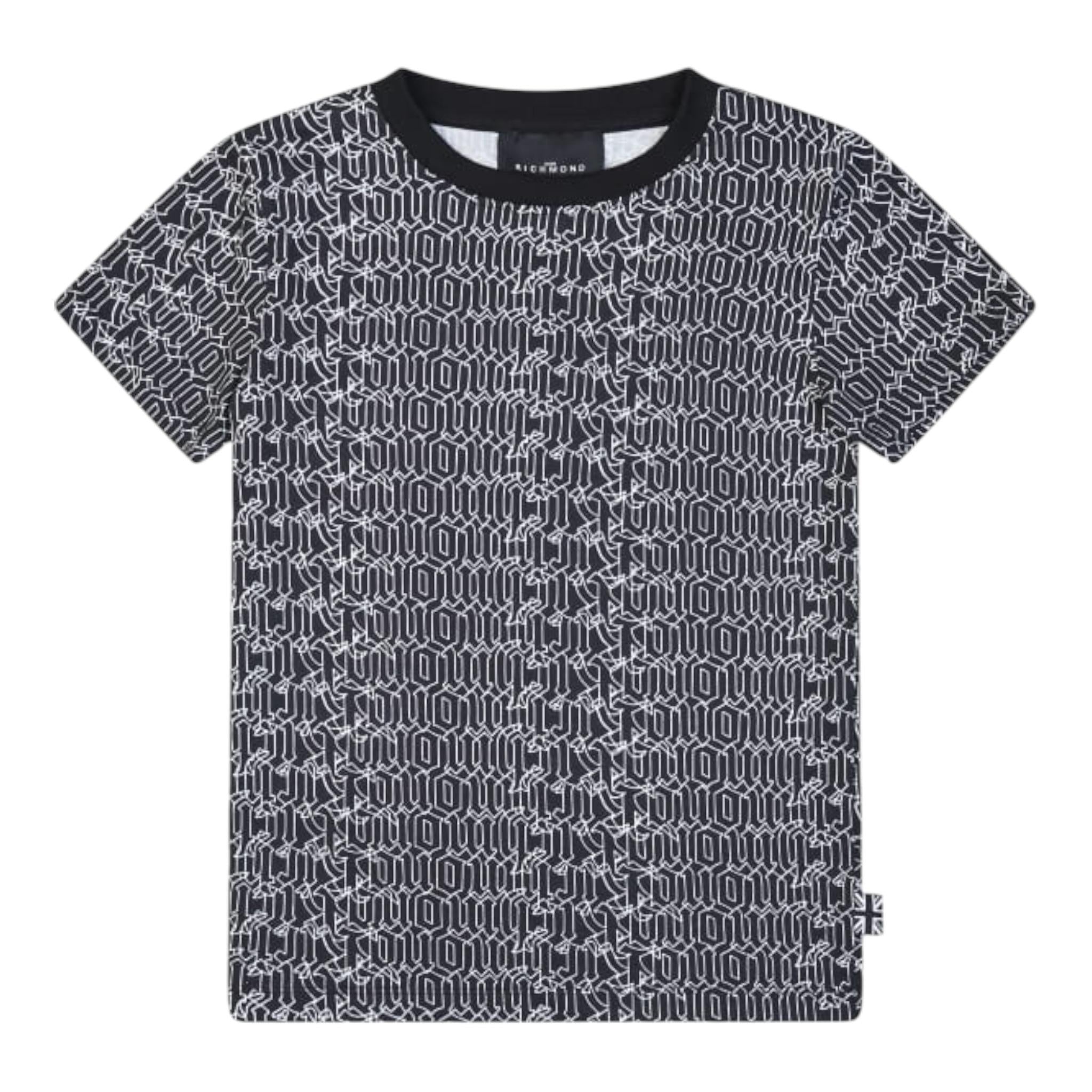 John Richmond Completo 2 Pezzi T-Shirt-Bermuda per Neonato RBP25129CJ NERO JOHN RICHMOND 
