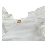 Twinset Tuta Tinta Giromanica Tinta Unita per Neonata 251GJ2405XN BIANCO TWINSET 