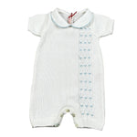 Scaldacuore Pagliaccetto Tinta Unita In Maglia per Neonata PS02PE24 BIANCO SCALDACUORE 