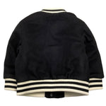 EMPORIO ARMANI giubbino tinta unita modello college Nero per Neonato 6DHBJ7 NERO EMPORIO ARMANI 