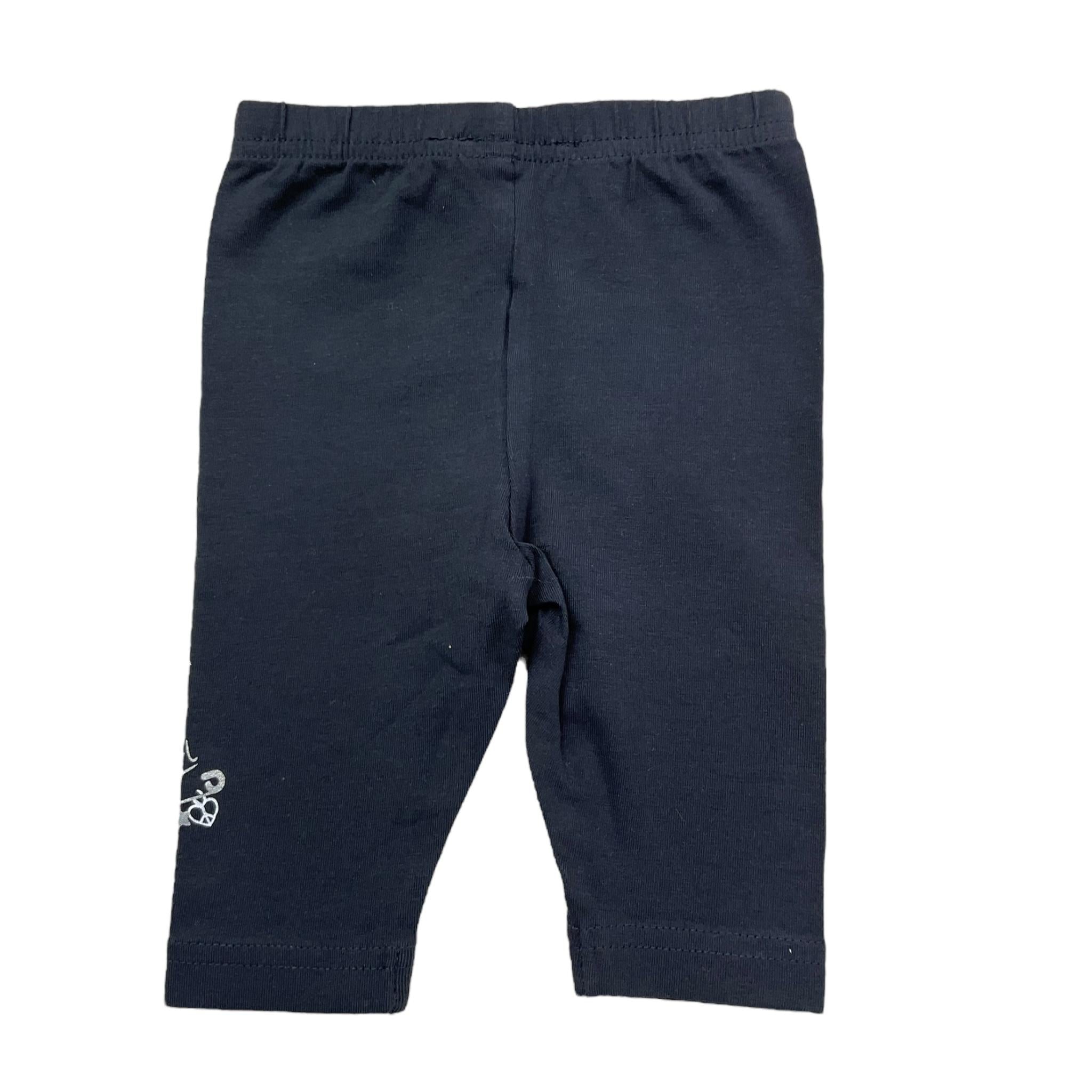 3 Pommes Leggins Tinta Unita per Neonata 3F24002 BLU NOTTE 3 POMMES 