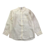 J.O. Milano Camicia Tinta Unita con Colletto Coreano per Bambino 376ZS PANNA J.O. MILANO 
