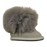 MONNALISA stivali tinta unita con pelliccia Grigio per Neonata 83B006 GRIGIO MONNALISA 