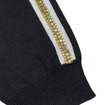 Fracomina Felpa Tinta Unita con Zip E Cappuccio per Bambina FM1011 NERO FRACOMINA 