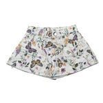 Liu Jo Short Tinta Unita con Stampa Fiori per Bambina KA5060 BIANCO LIU JO 