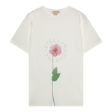 Stella Mccartney T-Shirt Girocollo Tinta Unita con Stampa per Bambina TW8C41 PANNA STELLA McCARTNEY 