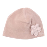 IL GUFO cappelo tinta unita in ciniglia Rosa per Neonata A24EO354M0108 ROSA IL GUFO 