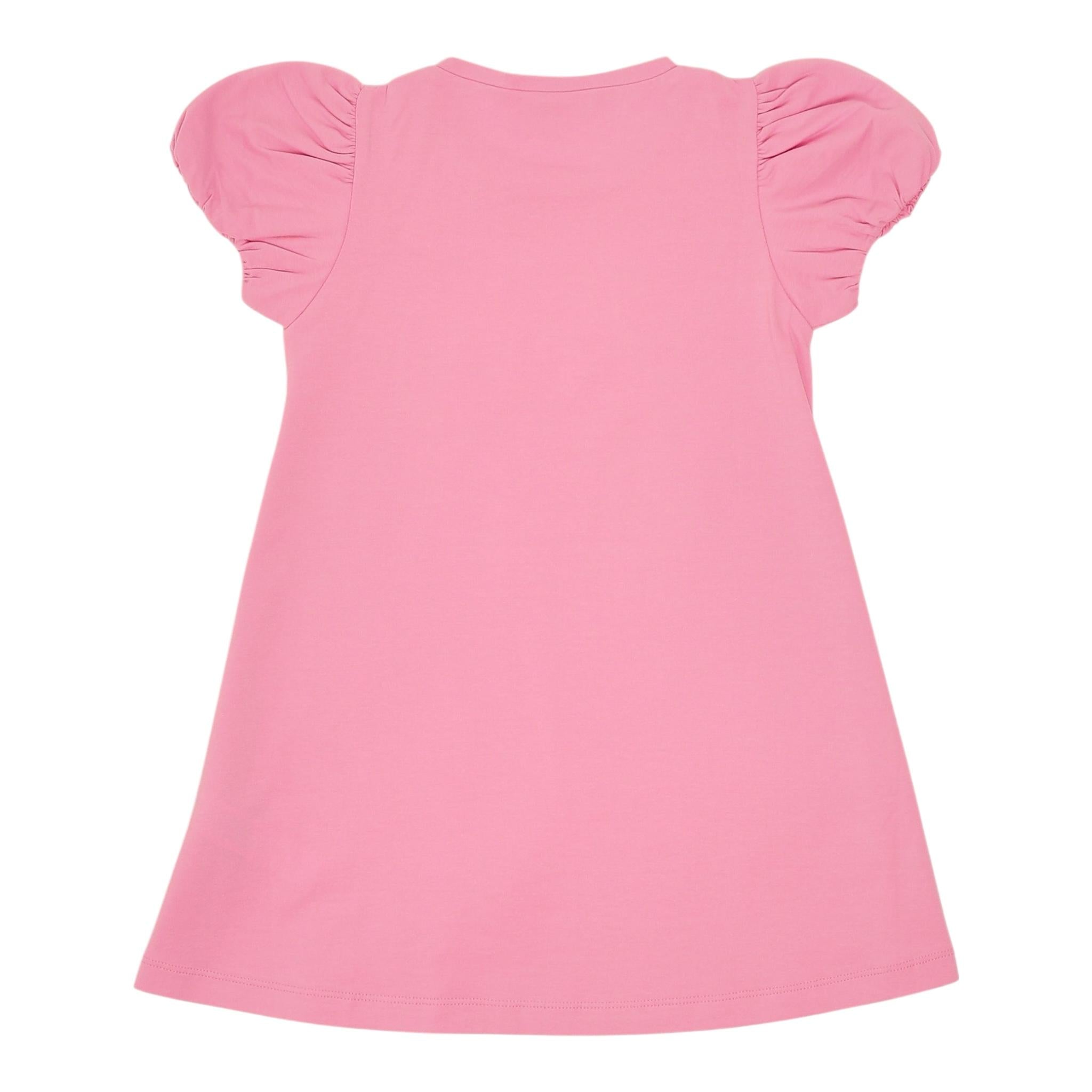 Liu Jo Abito Tinta Unita con Brillantini per Bambina KA5037XX ROSA LIU JO 