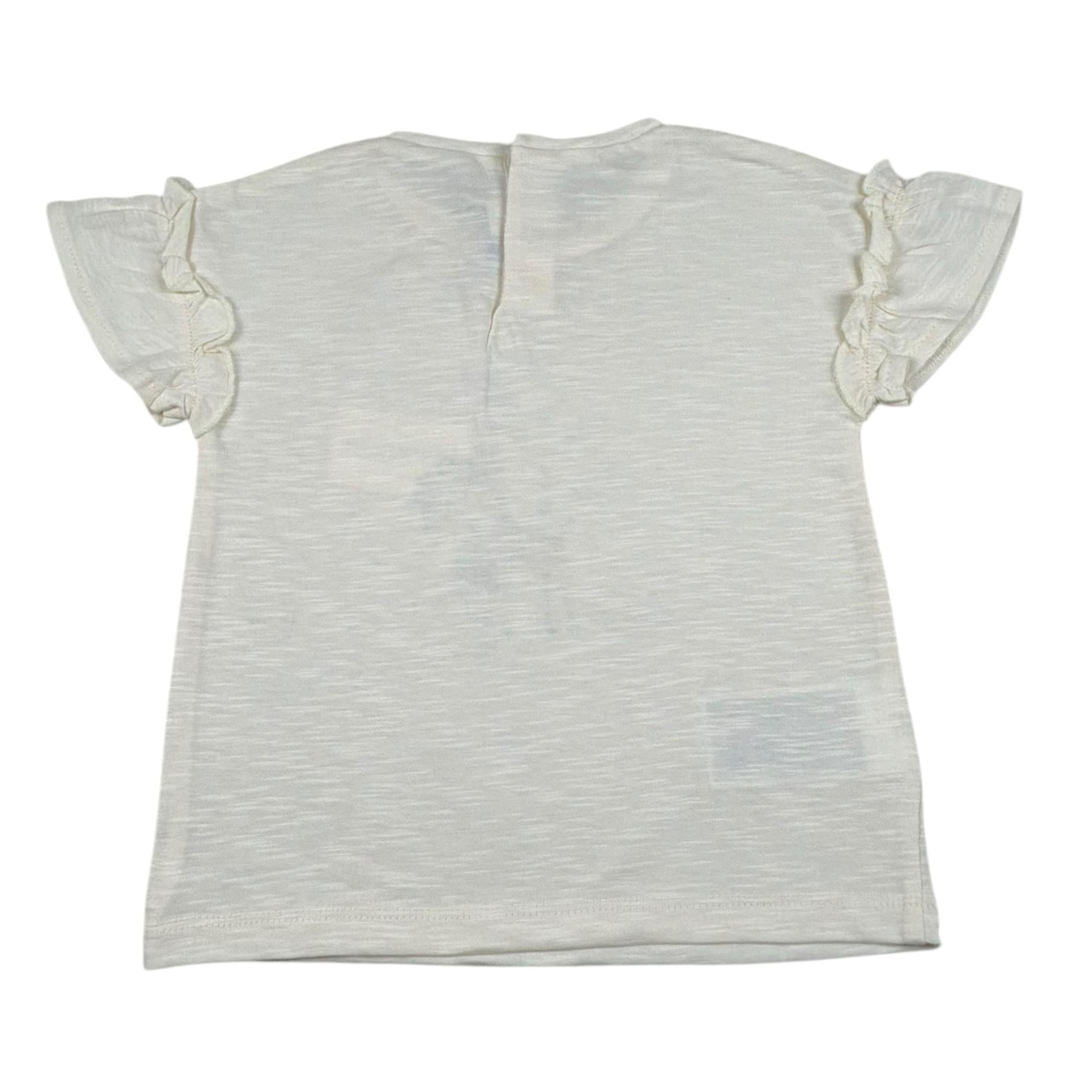 Mayoral T-Shirt Girocollo Tinta Unita con Stampa per Neonato 1047 BEIGE MAYORAL 