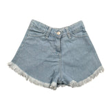 Magil Short In Denim Tinta Unita per Bambina HN25000 AZZURRO MAGIL 