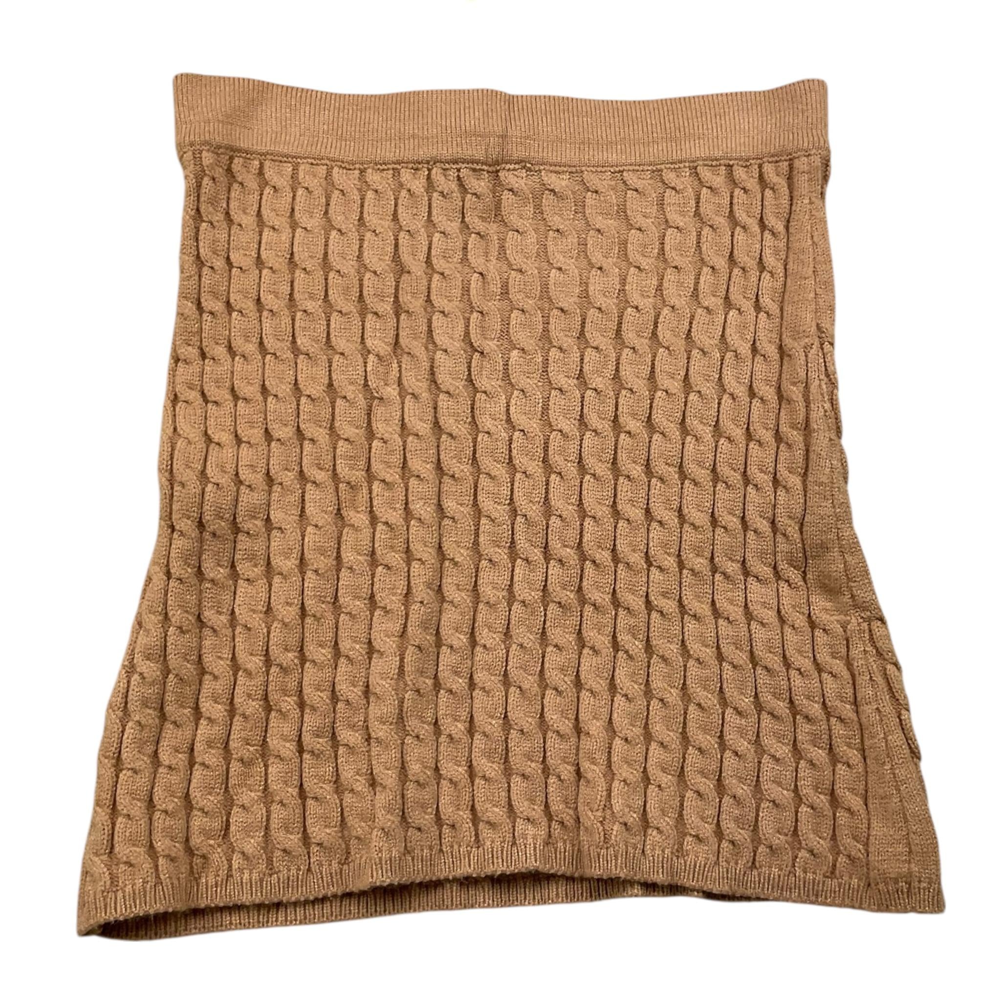 VICOLO gonna in maglia tinta unita Cammello per Bambina 3141GW0307 CAMMELLO VICOLO 