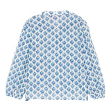 Saint Barth Camicia Manica Lunga Tinta Unita Fantasia Floreale per Bambina HRP002 BIANCO SAINT BARTH 