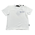 Daniele Alessandrini T-Shirt tinta unita con Stampa Bianco per Neonato 1296M08969 BIANCO DANIELE ALESSANDRINI 