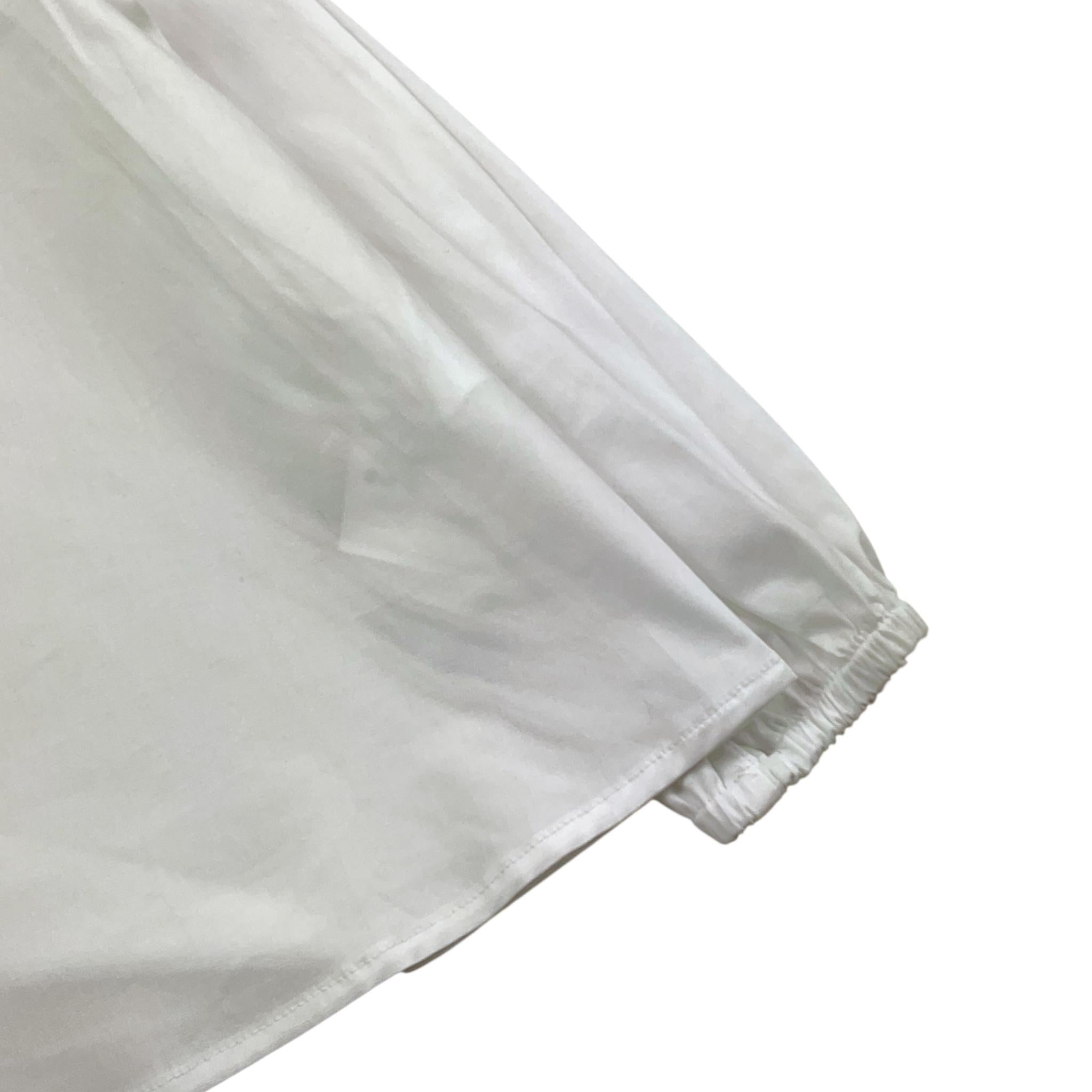 Little Bear Camicia Tinta Unita Manica Lunga per Bambina 7223 BIANCO LITTLE BEAR 