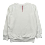 Trussardi Felpa Chiusa Girocollo Tinta Unita con Stampa per Bambino TBP26044FE PANNA TRUSSARDI 