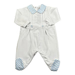 Marlu' Tutina Tinta Unita con Applicazioni per Neonato EC6514 BIANCO MARLU' 