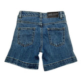 Just Cavalli Bermuda In Denim Tinta Unita con Girovita Regolabile per Neonato JIP26099BE BLU JUST CAVALLI 