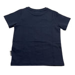 Bikkembergs T-Shirt Girocollo Tinta Unita con Logo per Neonato BK1805 BLU BiKKEMBERGS 