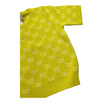 Twinset T-Shirt In Maglia Tinta Unita Logata per Bambina 251GJ3QX1 GIALLO TWINSET 