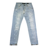 Patriot Jeans Tinta Unita con Strappi per Bambino PJ5S2SPBK39 AZZURRO PATRIOT 