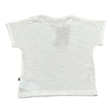 Petit Indi T-Shirt Girocollo Tinta Unita per Neonato SS25B2717 BIANCO PETIT INDI 