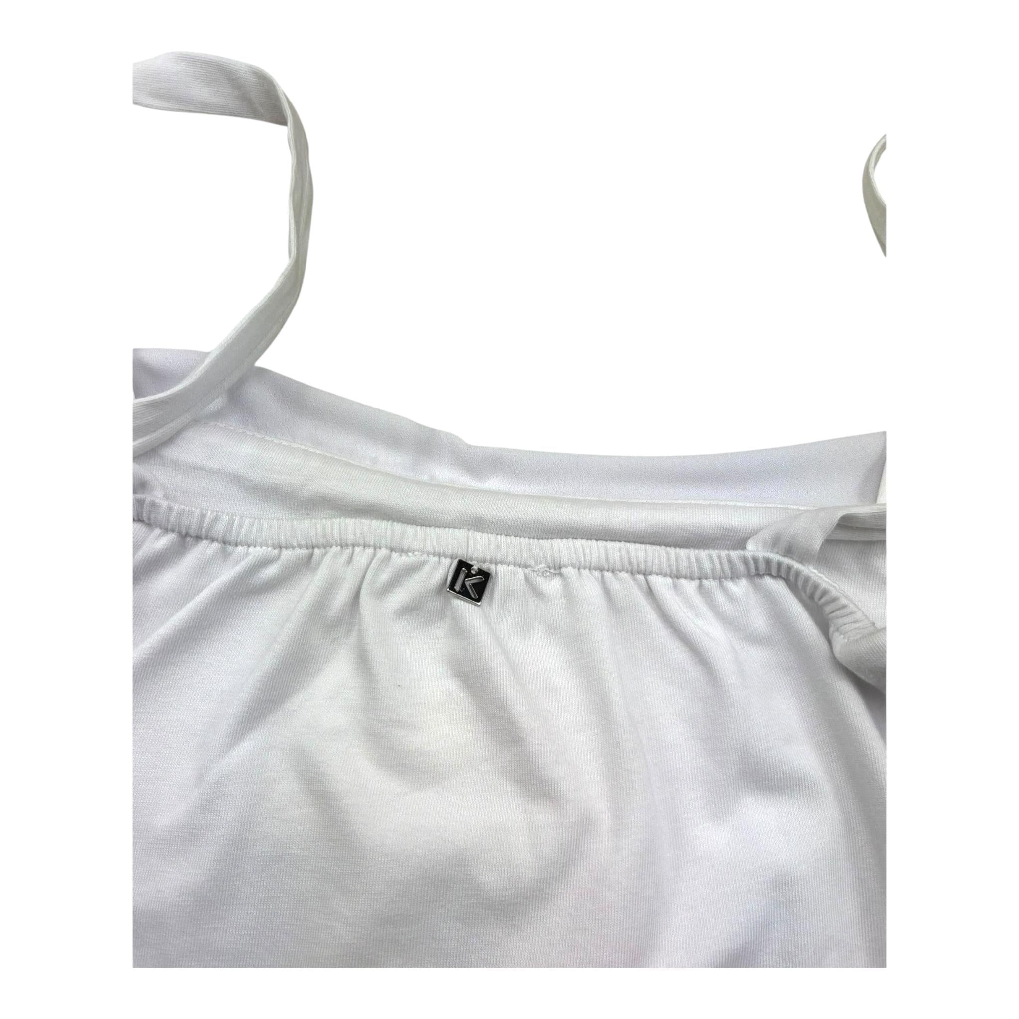 Kocca Top Bretelline Tinta Unita per Bambina SIMBAD BIANCO Kocca 