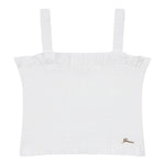 Guess Top Tinta Unita con Logo per Bambina J5GH01WG5S2X BIANCO GUESS 