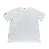 Saint Barth T-Shirt Girocollo Tinta Unita con Stampa per Bambino 00162L BIANCO SAINT BARTH 