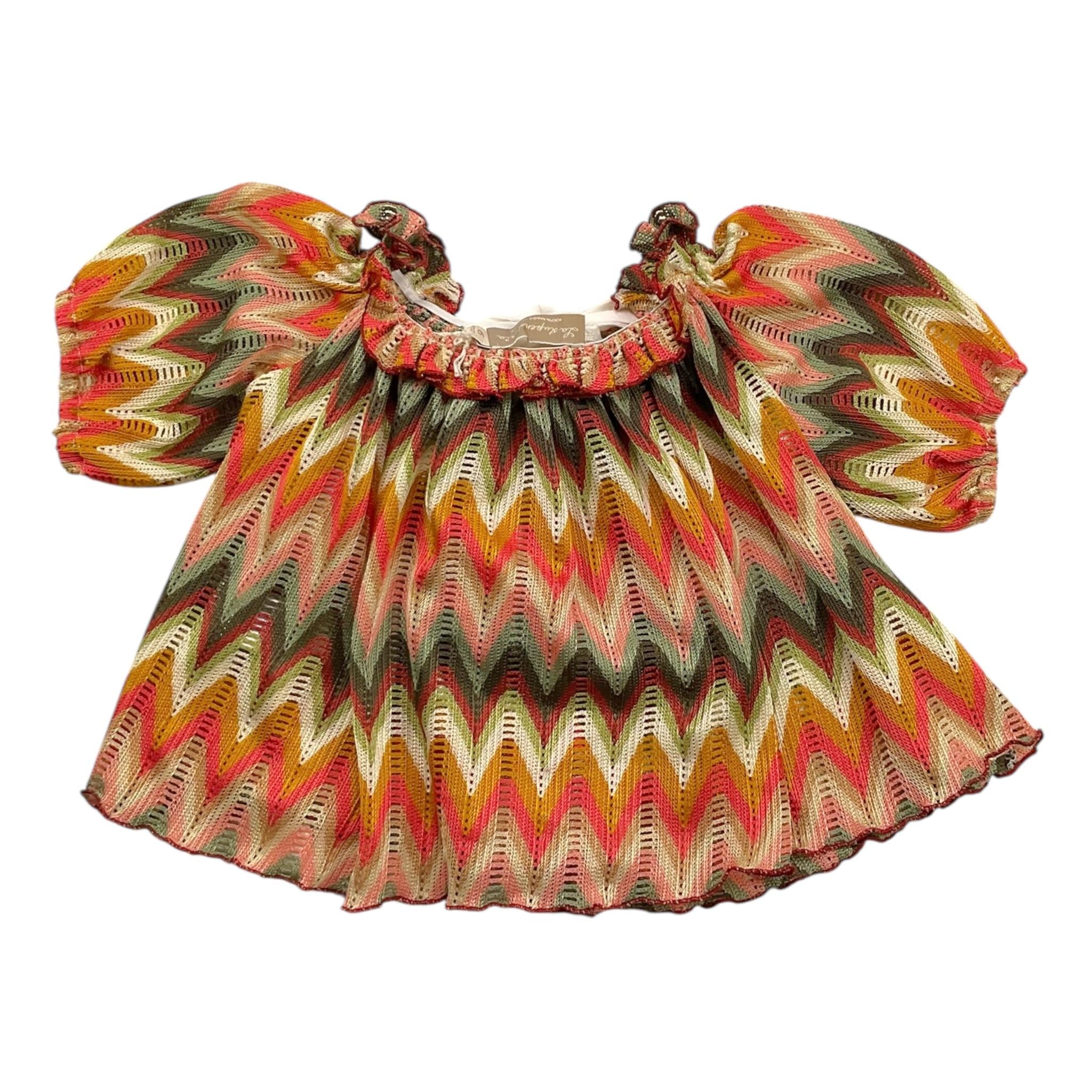 La Stupenderia Top Multicolor Mezza Manica per Bambina TJTP72 MULTICOLOR LA STUPENDERIA 