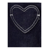 Monnalisa Jeans Tinta Unita Modello Palazzo per Bambina 19E406 BLU MONNALISA 