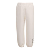 Dou Dou Pantalone Tinta Unita con Logo per Bambina DW6R20X PANNA DOU DOU 