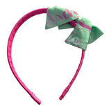 Daga Collection Cerchietto Tinta Unita con Fiocco per Bambina A25021 FUXIA DAGA COLLECTION 