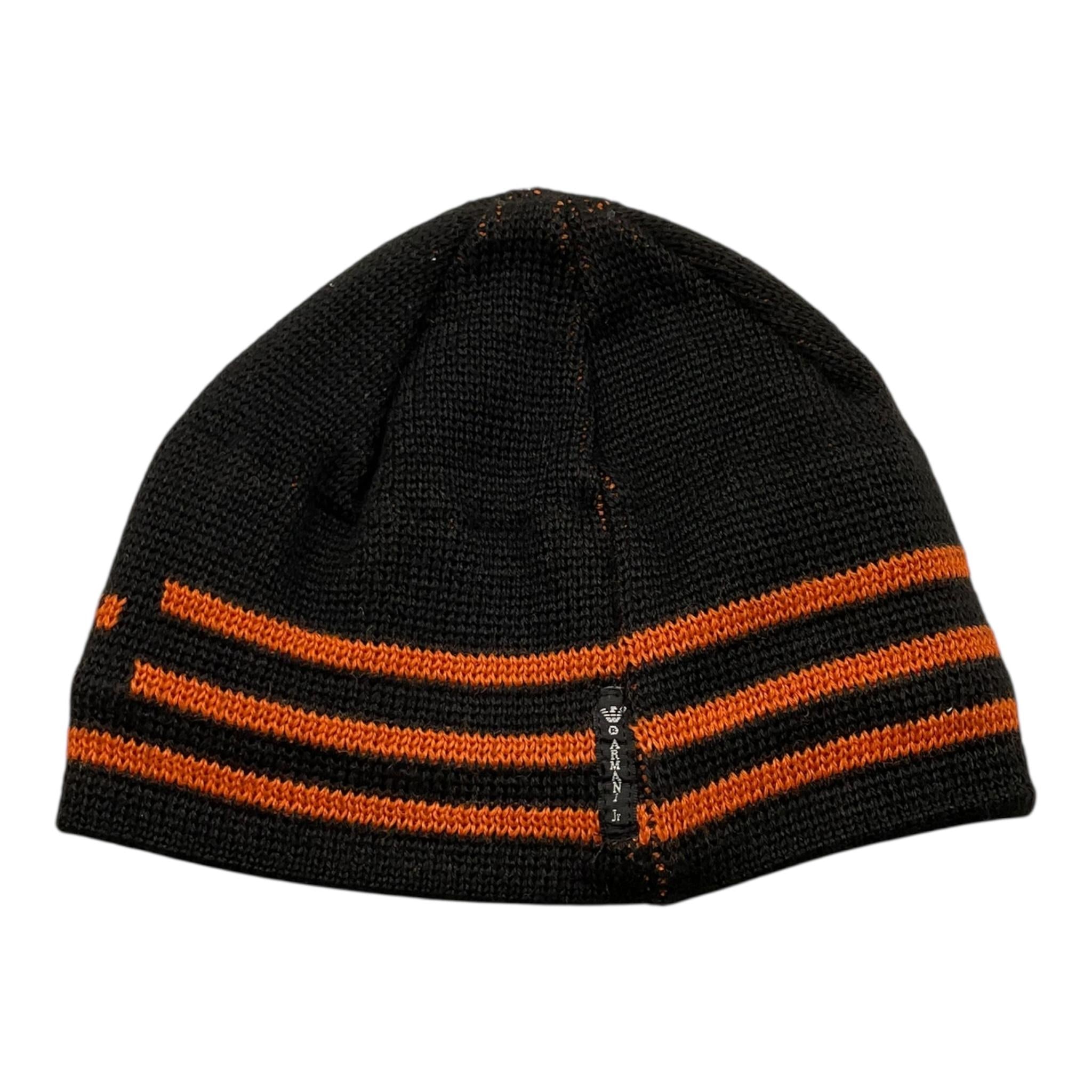 ARMANI cappello tinta unita con logo Nero per Neonato A4V147C NERO ARMANI 