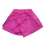 Dusty Color Short Tinta Unita con Elastic In Vita per Bambina DJWS5015SH FUXIA DUSTY COLOR 