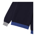 SARABANDA maglia girocollo tinta unita con profili in contrasto Blu per Bambino 0A500X BLU SARABANDA 