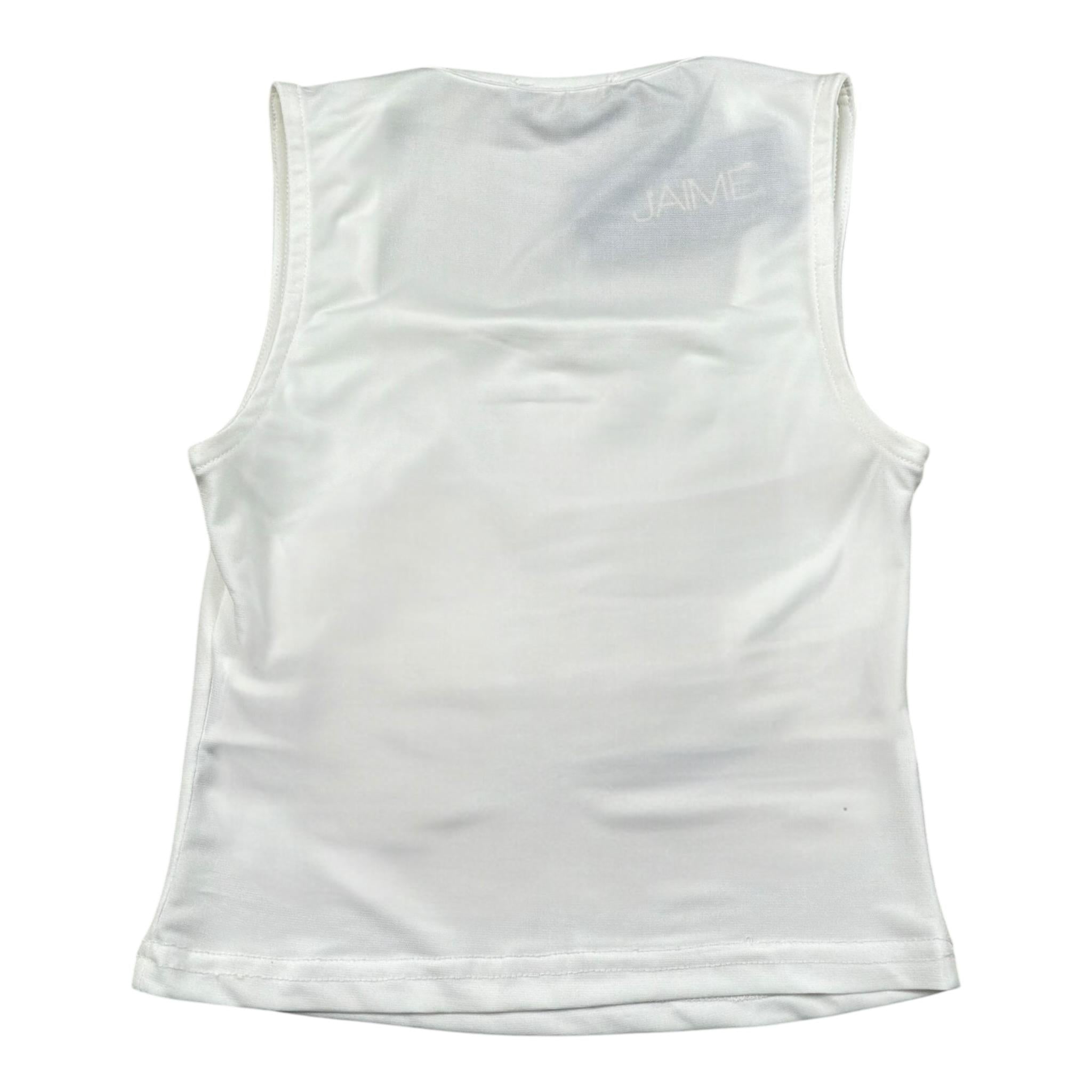 J'Aime' Canotta Tinta Unita per Bambina JG412525TP BIANCO J'AIME' 