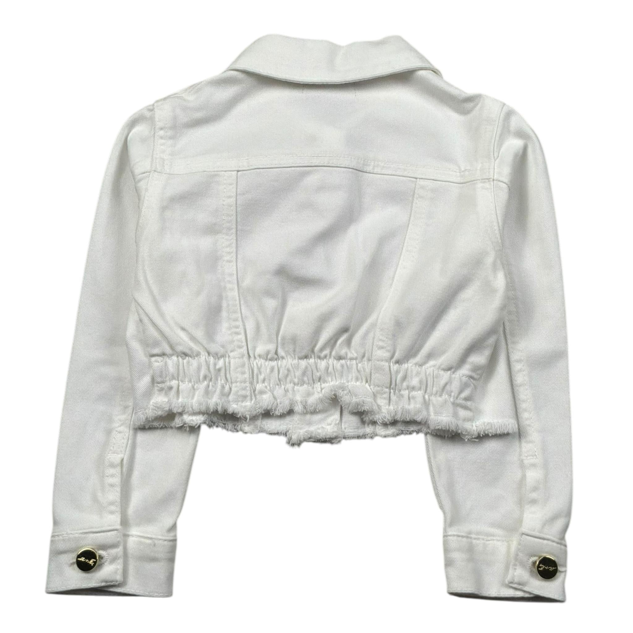 M+E' Giubbino In Denim Tinta Unita per Neonata UE1694N BIANCO M+E' 