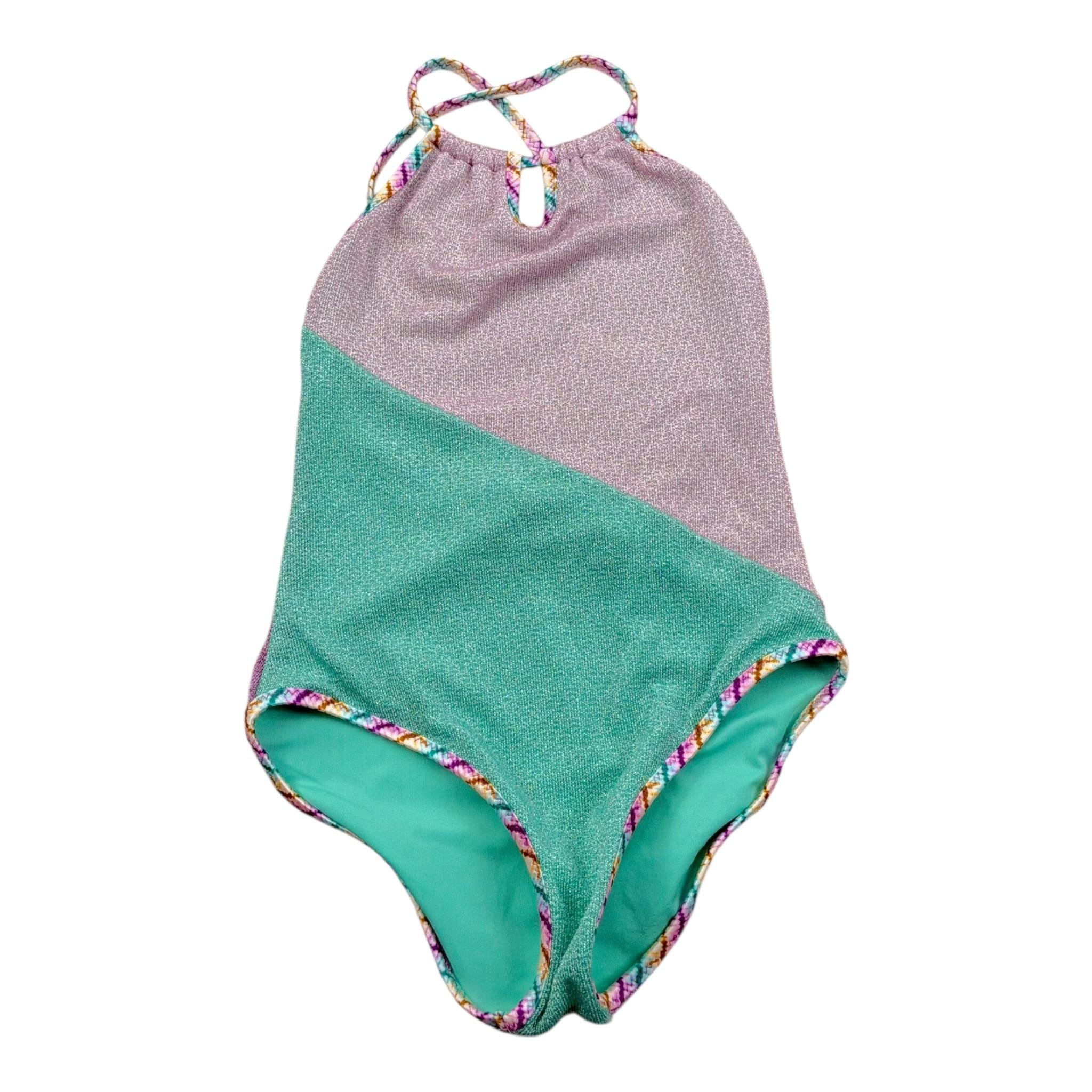 F**K Costume Tinta Unita Glitterato per Bambina FJ25G2G03MKX55X LILLA F**K 