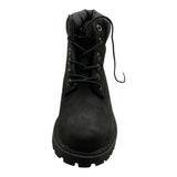 TIMBERLAND stivaletti tinta unita con lacci Nero per Bambino TB012707 NERO TIMBERLAND 