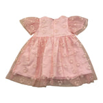 MOSCHINO abito tinta unita con ricami e tulle Rosa per Neonata MDV0CS ROSA MOSCHINO 