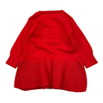 MOSCHINO abito in maglia tinta unita con logo Rosso per Neonata MDV0CT ROSSO MOSCHINO 