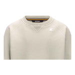 K-Way Maglia Tinta Unita Girocollo con Logo per Bambino K2148LW PANNA K-WAY 