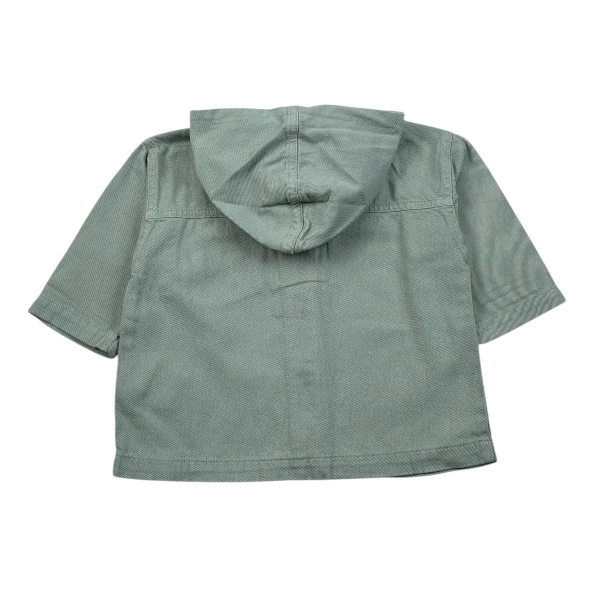 Play Up Giubbino Tinta Unita con Cappuccio per Neonato PA011AQ11401 VERDE PLAY UP 